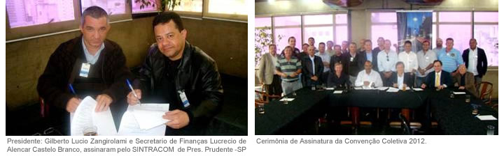 Assinado a Convenção Coletiva da Construção Civil
